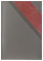 Notes Calanda szary/bordowy
