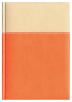 Notes Napoli kość słoniowa/pomarańczowy
