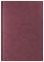 Notes Nubuk bordowy