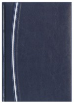 Notes Parma granatowy/srebrny